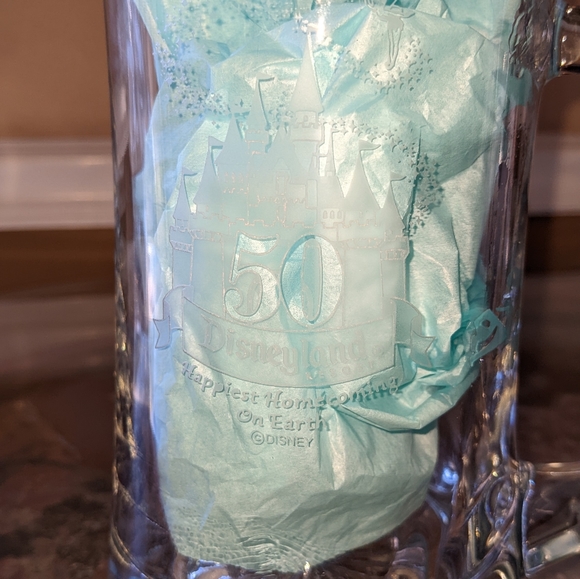 2021 Walt Disney World 50th Anniversary Castle Stein Glass Mug *PERSONALIZED!*. - Picture 4 of 7